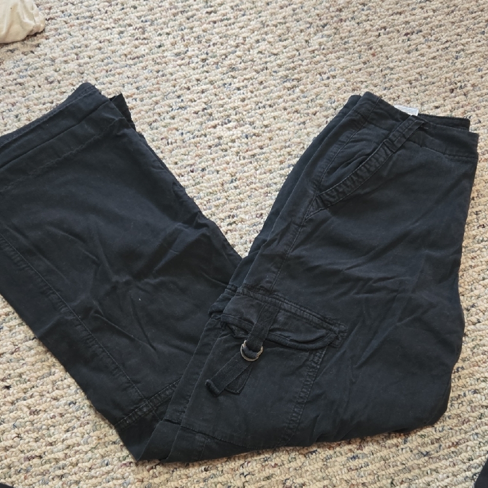 American Eagle Outfitters Womens Dark Cargo Pants